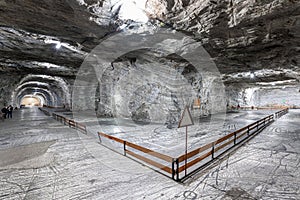 Salt mine in Targu Ocna open to the public and considered one of the best treatment base for respiratory diseases