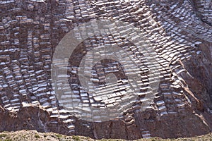 Salt mine terraces in Peru