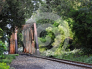 Salt mine train bridge in the FingerLakes