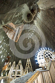 Salt Mine in Turda, Romania