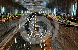 Salt mine Turda in Romania