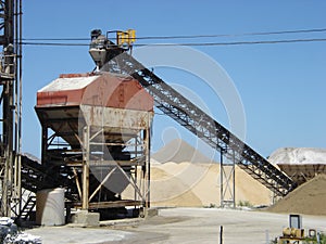 Salt mines conveyor
