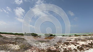 Salt mining on Bonaire