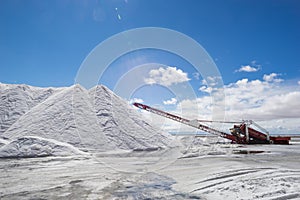 Salt mining equipment