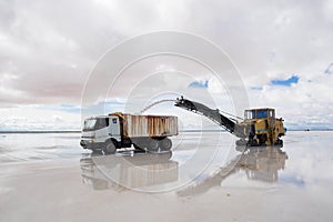 Salt mining equipment