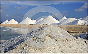 Salt mountains