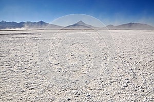 Salt Pan near Colchane in Chile. photo