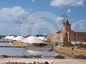 Salt Pans in Trapani photo