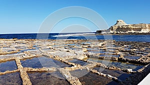 Salt Pens Gozo Island