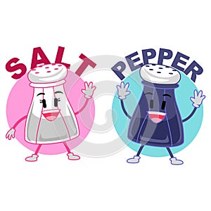 Salt and Pepper Mascot