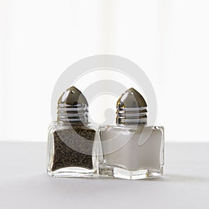 Salt and pepper shakers. photo