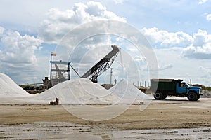 Salt production on Guajira peninsula