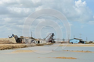 Salt production on Guajira peninsula