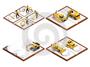 Salt Production Isometric Platforms