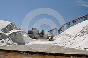 Salt production plant