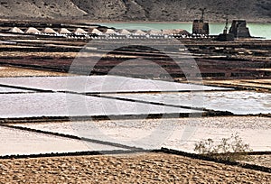 Salt refinery, Salinas de Janubio, Lanzarote