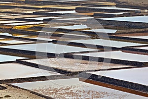 Salt refinery, Salinas de Janubio, Lanzarote