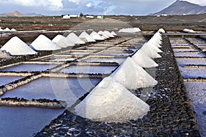 Salt refinery, Saline from Janubio, Lanzarote