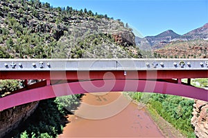 Salt River Canyon, within the White Mountain Apache Indian Reservation, Arizona, United States