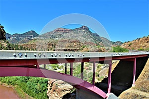 Salt River Canyon, within the White Mountain Apache Indian Reservation, Arizona, United States