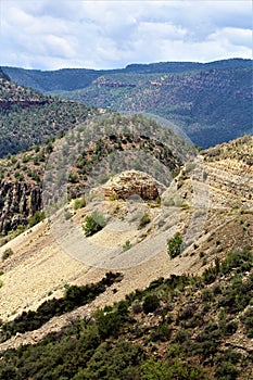 Salt River Canyon Wilderness Area, Tonto National Forest, Gila County, Arizona, United States