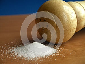 Salt and saltshaker photo