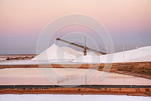 Salt Stockpile Port Hedland Australia