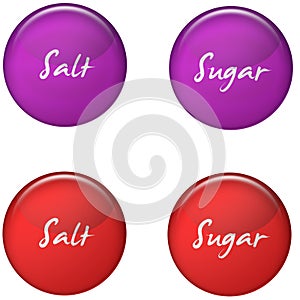 Salt sugar label