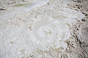 Salt surface crust