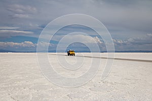 Salt Truck in Salinas Grandes Salt Flat - Jujuy, Argentina