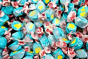 Salt Water Taffy in a Bin