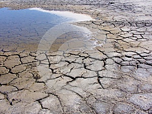 Salt Water Tidal Pool Evaporating