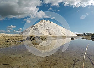 Salt works exploitation in mallorca