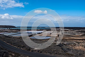 Salt works of Janubio, Lanzarote, Canary Islands