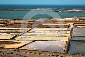 Salt works of Janubio, Lanzarote, Canary Islands