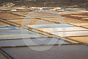 Salt works of Janubio, Lanzarote, Canary Islands