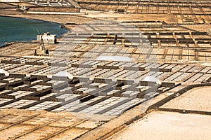 Salt works of Janubio, Lanzarote, Canary Islands