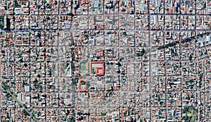 salta city, view from above, argentina photo