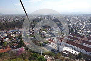 Salta/argentina from the top of the hill - by cablecar