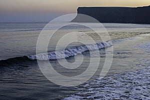 Saltburn Beach at Sunrise, North Yorkshire Coast, UK