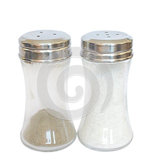 Saltcellar and pepperpot isolate