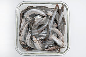 Salted capelin from the Barents sea with spices