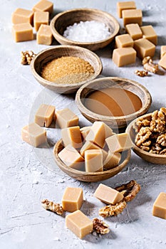 Salted caramel fudge