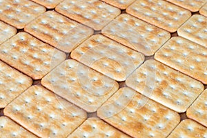 Salted Crackers as baskground