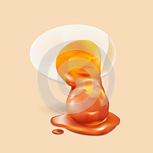 Salted egg yolk dripping