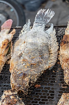 Salted fish for sale in Thailand