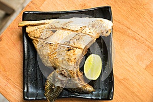 Salted Grilled Fish Head