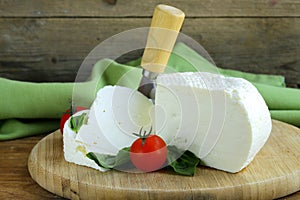 Salted milk cheese (feta cheese)