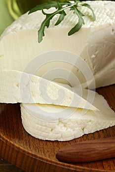 Salted milk cheese (feta cheese)