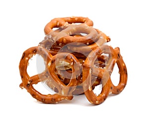 Salted pretzel snacks photo